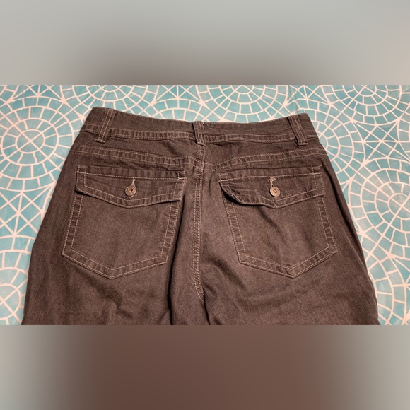 Gloria Vanderbilt dark charcoal gray denim pants. - Picture 5 of 6